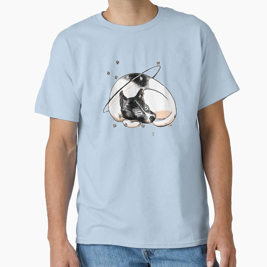 Laika the Space Dog (Transparent) by catblip T-Shirts, Hoodie, Sweatshirt | BlankRebels.com (Image 1)