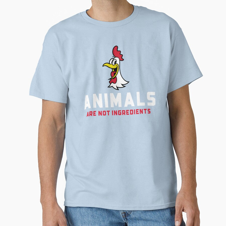 Animals Are Not Ingredients Chicken by color-garden T-Shirts, Hoodie, Sweatshirt | BlankRebels.com (Image 1)