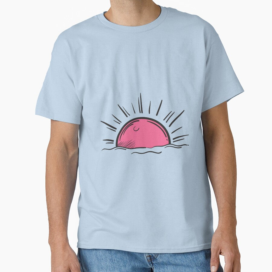 sunset funky hand drawn doodle cartoon by VinCut T-Shirts, Hoodie, Sweatshirt | BlankRebels.com (Image 1)