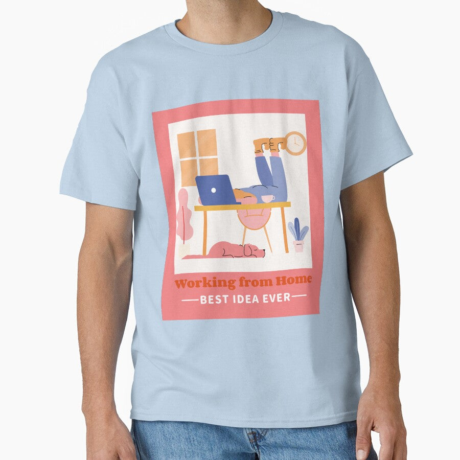 WORK FROM HOME by FLUMPYFINGERS T-Shirts, Hoodie, Sweatshirt | BlankRebels.com (Image 1)