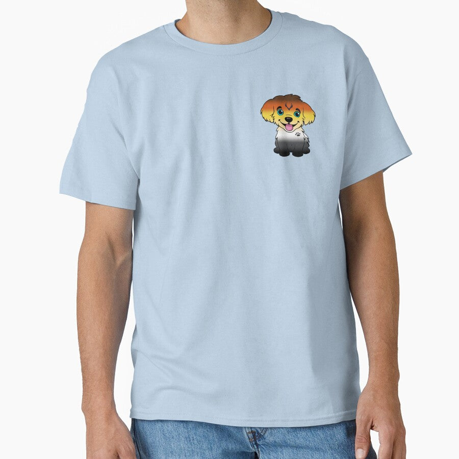 Cute Bear Pride Flag Puppy, Subtle Gay Bear Kawaii Dog Design by Travelslightly T-Shirts, Hoodie, Sweatshirt (Image 1)