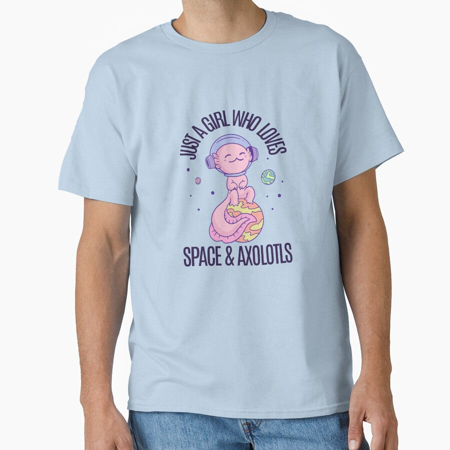Space Axolotl lover by CandyVenom T-Shirts, Hoodie, Sweatshirt | BlankRebels.com (Image 1)