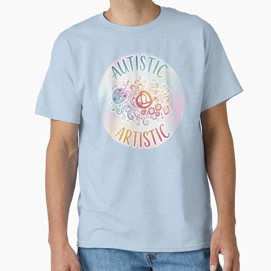 Autistic Artistic Neurodiversity Pride Design by PixelQ T-Shirts, Hoodie, Sweatshirt | BlankRebels.com (Image 1)