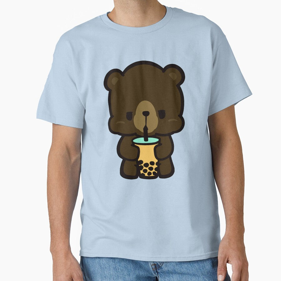 Boba Black Bear by TheBluePig T-Shirts, Hoodie, Sweatshirt | BlankRebels.com (Image 1)