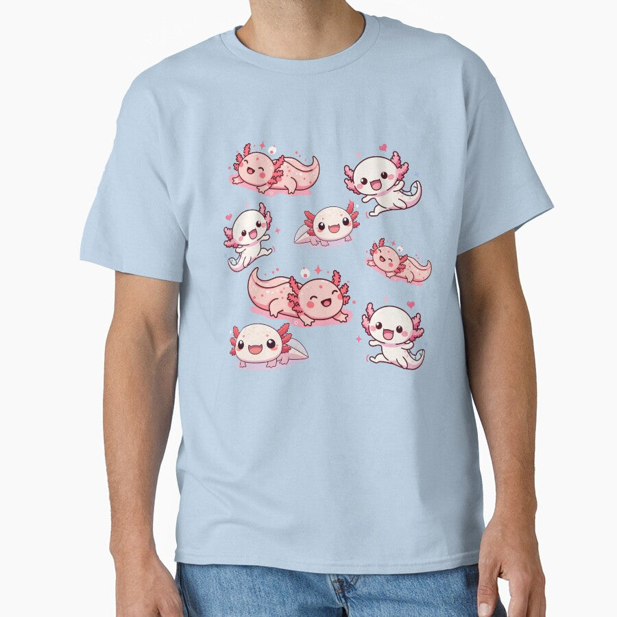 Axolotl Art #108 | Axolotl Lovers by ksgraphics222 T-Shirts, Hoodie, Sweatshirt | BlankRebels.com (Image 1)