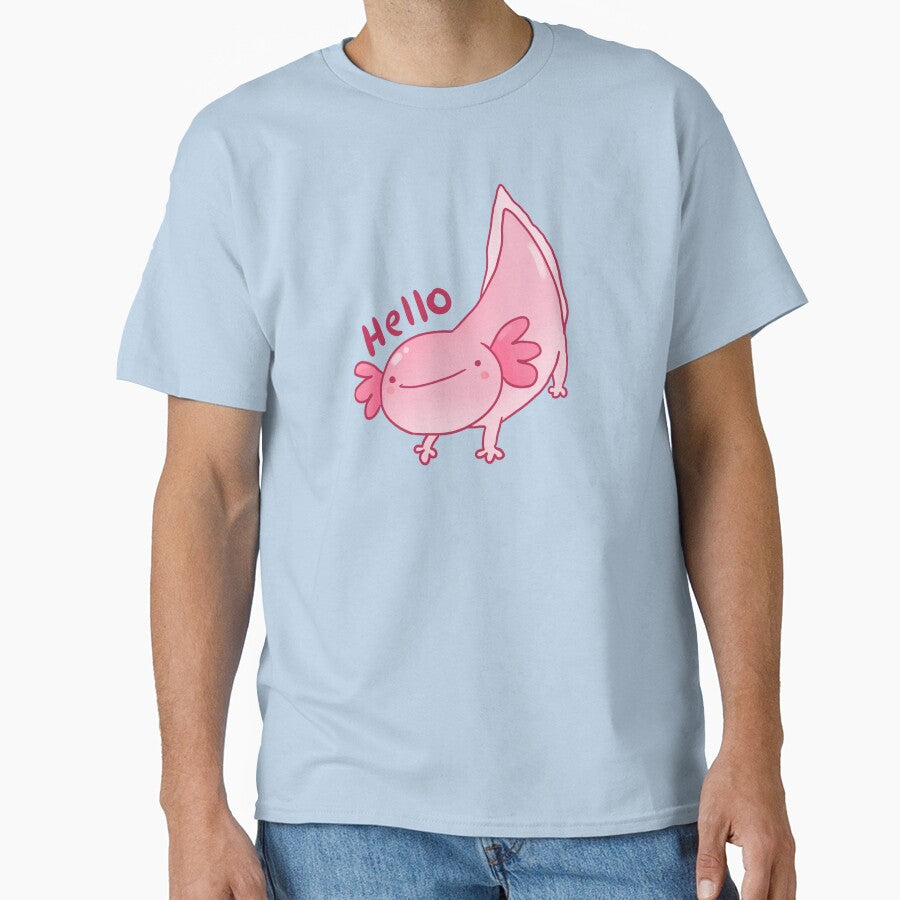 Cute happy axolotl by Mayarart T-Shirts, Hoodie, Sweatshirt | BlankRebels.com (Image 1)
