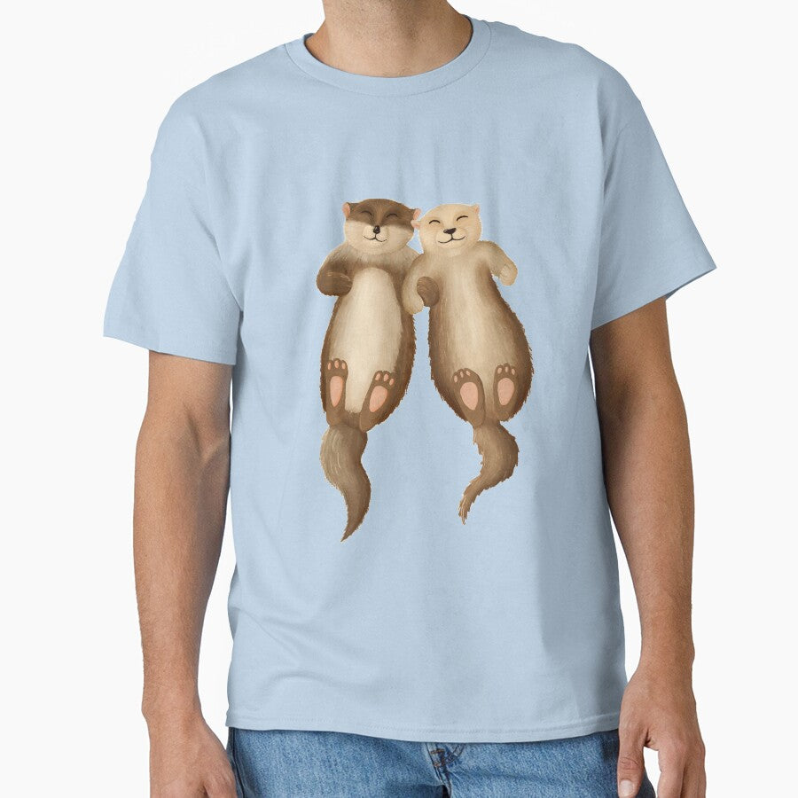 Significant Otters- Otter Pals by Kella Hanna-Wayne T-Shirts, Hoodie, Sweatshirt | BlankRebels.com (Image 1)