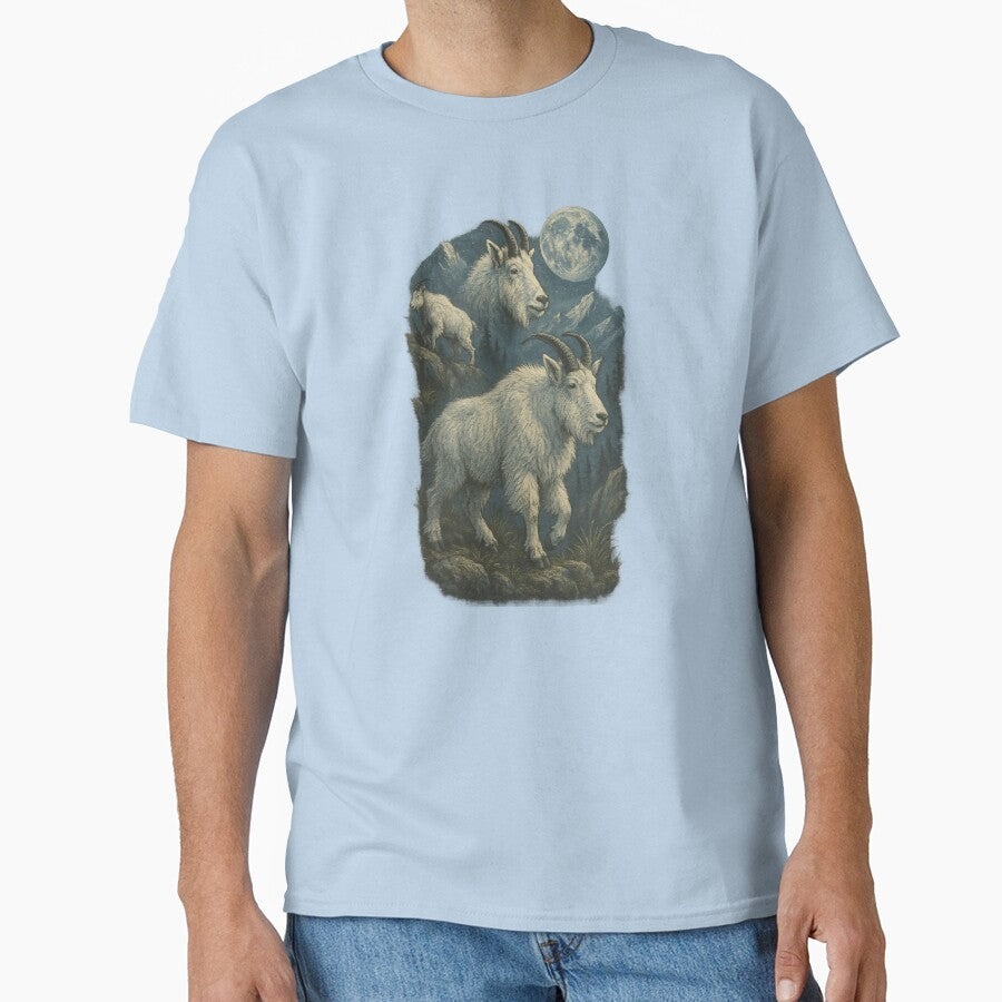 Mountain Goat Vintage Northern Wilderness by Sturdust T-Shirts, Hoodie, Sweatshirt | BlankRebels.com (Image 1)