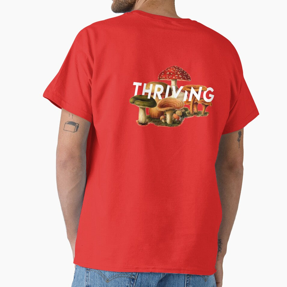 Thriving - Mushrooms by N Lethin T-Shirts, Hoodie, Sweatshirt | BlankRebels.com (Image 1)