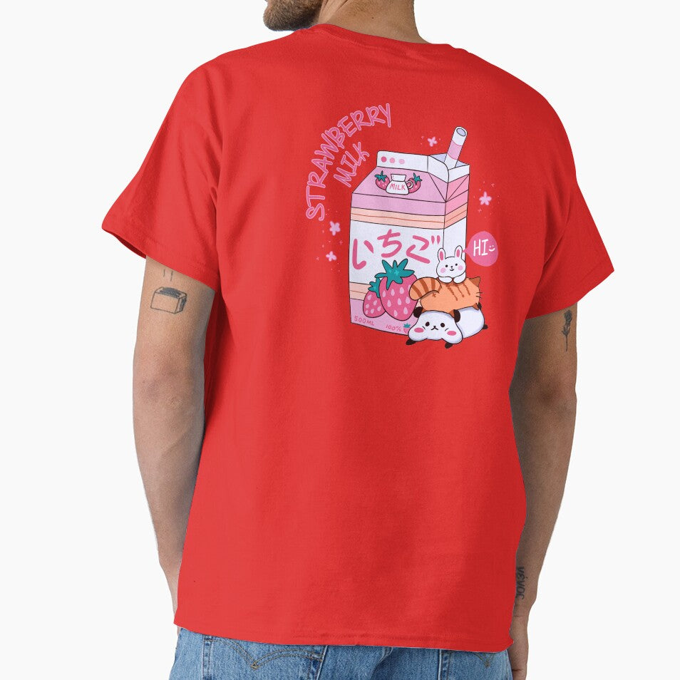 Kawaii Strawberry Milk Cute Yumi Kawaii Fairy Kei T-Shirts, Hoodie, Sweatshirt