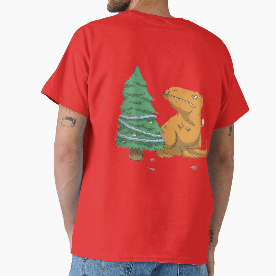 Christmas dinosaur by THEMORPHO T-Shirts, Hoodie, Sweatshirt | BlankRebels.com (Image 1)