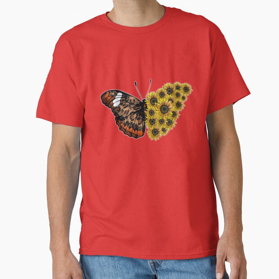 Sunflower butterfly by Suriyaprakash23 T-Shirts, Hoodie, Sweatshirt | BlankRebels.com (Image 1)