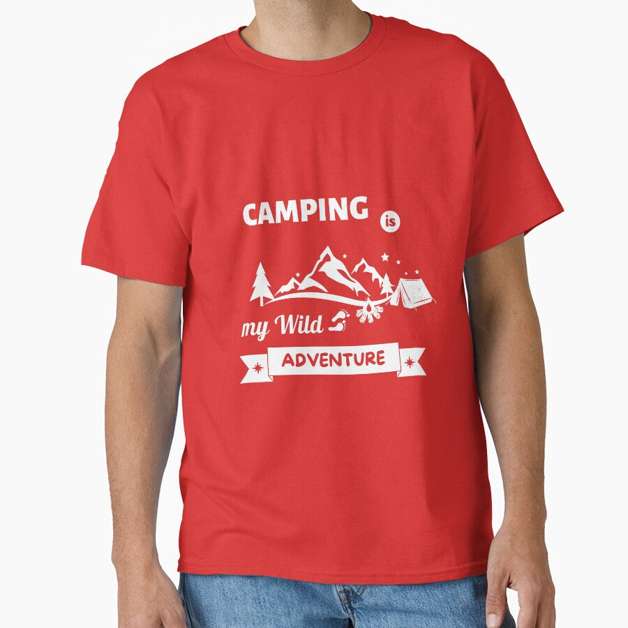 Camping Is My Wild Adventure (Clay) by RoseCandi T-Shirts, Hoodie, Sweatshirt | BlankRebels.com (Image 1)