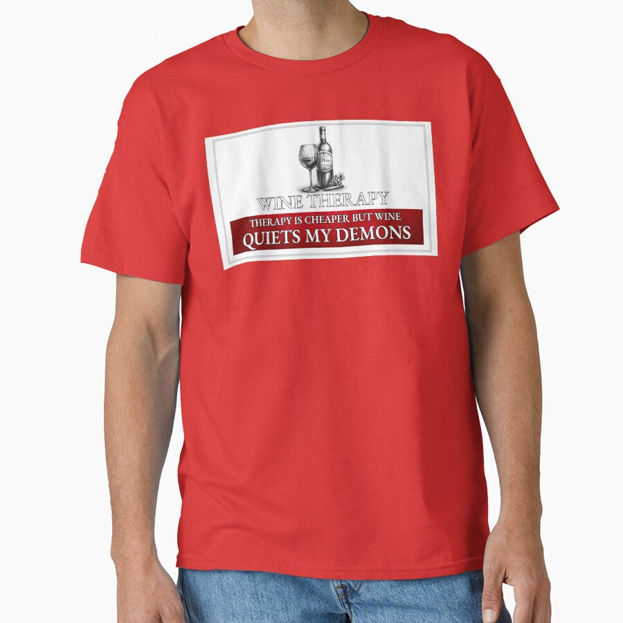 Wine quiets my Demons by LifeBLifeing T-Shirts, Hoodie, Sweatshirt | BlankRebels.com (Image 1)