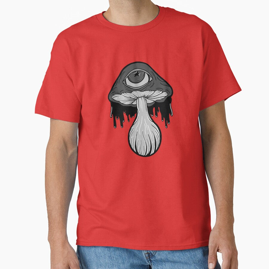 Psychedelic Dark Mushroom by InkKountess T-Shirts, Hoodie, Sweatshirt | BlankRebels.com (Image 1)