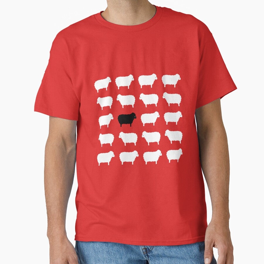 Black Sheep Sweater Pattern by Identity Club Co T-Shirts, Hoodie, Sweatshirt | BlankRebels.com (Image 1)