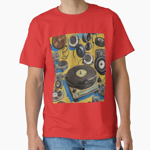 "Dynamic Soundscapes: Turntables, Mixers, Headphones" by Artisticanvas T-Shirts, Hoodie, Sweatshirt (Image 1)