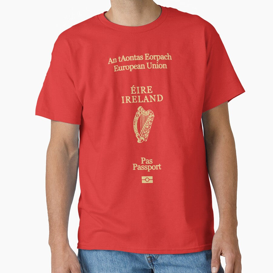 Irish Passport by Jess Willow T-Shirts, Hoodie, Sweatshirt | BlankRebels.com (Image 1)