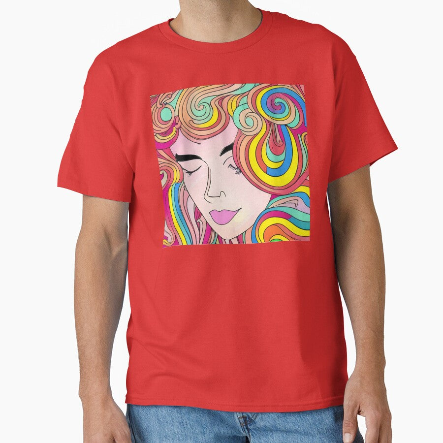 Hippie Trippy Woman by dreamkaistudios T-Shirts, Hoodie, Sweatshirt | BlankRebels.com (Image 1)