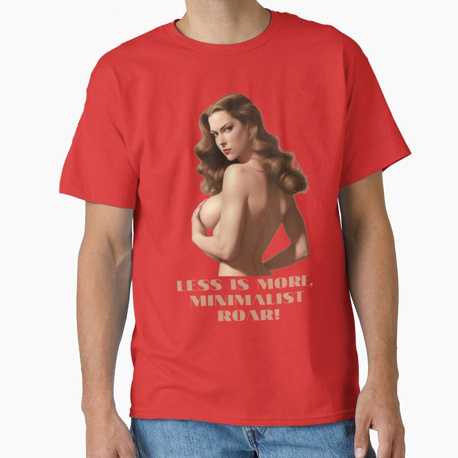 Less Is More Minimalist Roar T-Shirts, Hoodie, Sweatshirt