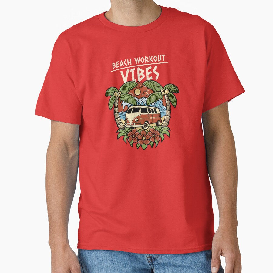 Beach workout vibes by 4ozstore T-Shirts, Hoodie, Sweatshirt | BlankRebels.com (Image 1)