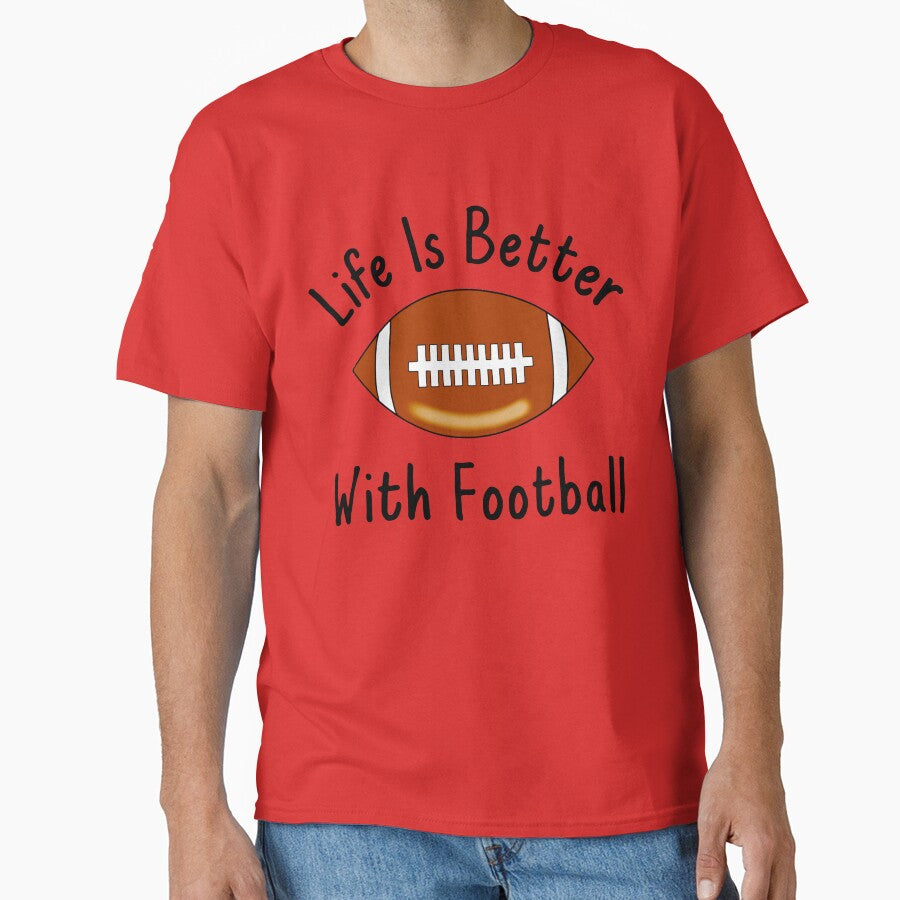 Football Lover Saying by Sartoris Art T-Shirts, Hoodie, Sweatshirt | BlankRebels.com (Image 1)