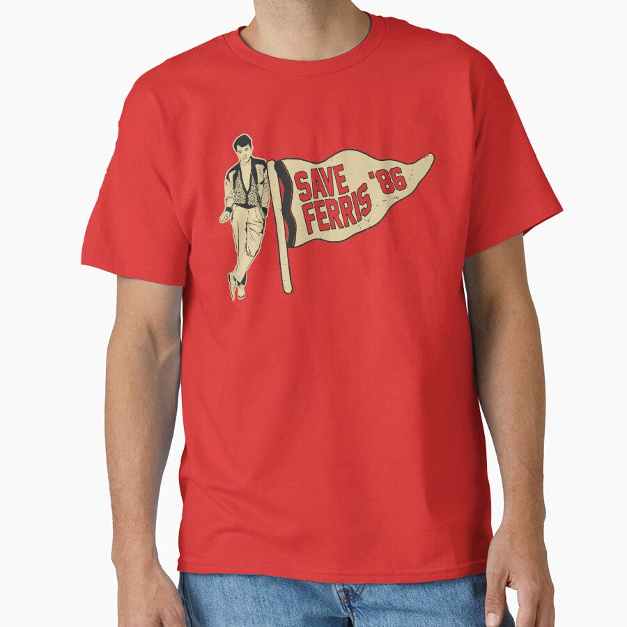 Save Ferris Bueller 1986 by Alema Art T-Shirts, Hoodie, Sweatshirt | BlankRebels.com (Image 1)
