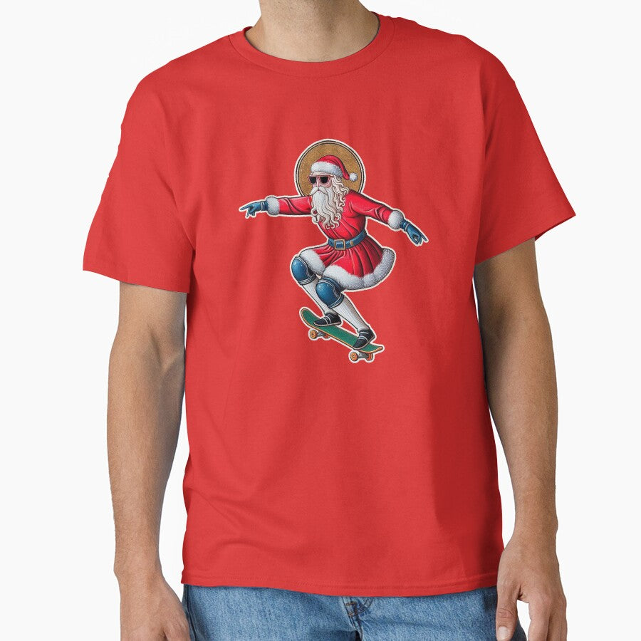 Santa Claus Skateboarding by zzz888 T-Shirts, Hoodie, Sweatshirt | BlankRebels.com (Image 1)