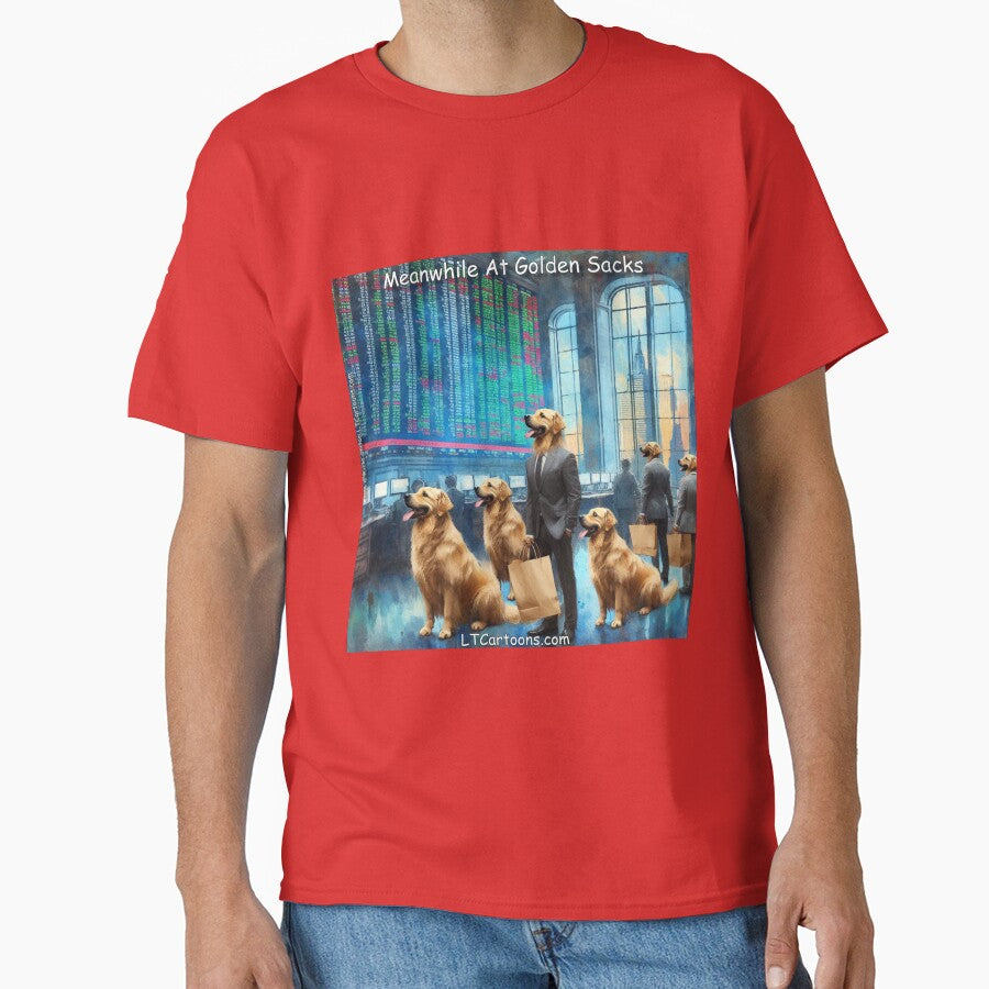 Meanwhile At Golden Sacks by Rick London Gifts T-Shirts, Hoodie, Sweatshirt | BlankRebels.com (Image 1)