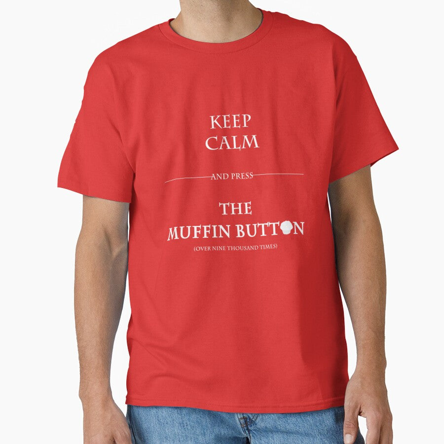Keep Calm and Press the Muffin Button by drizinrungef T-Shirts, Hoodie, Sweatshirt | BlankRebels.com (Image 1)