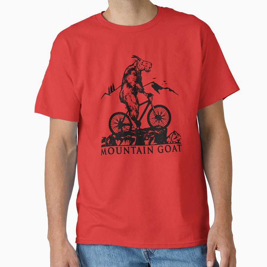 Cool Mountain Goat Tee Riding Biking by domdesigns468 Hoodie, Sweatshirt | BlankRebels.com (Image 1)