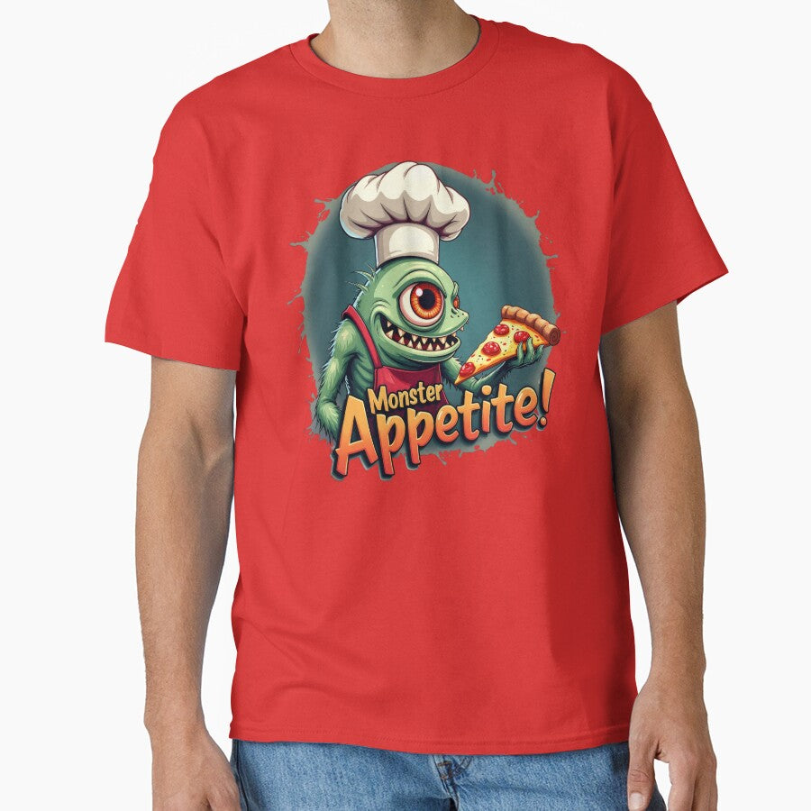 Monster Pizza Appetite by Topmaxdesign T-Shirts, Hoodie, Sweatshirt | BlankRebels.com (Image 1)