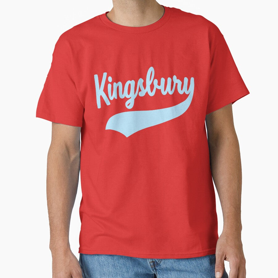 Kingsbury High School Memphis 90's Gym Logo Baby Blue by MemfoBrand T-Shirts, Hoodie, Sweatshirt | BlankRebels.com (Image 1)