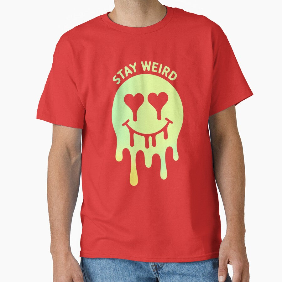 Stay Weird - Emoji by 123ks T-Shirts, Hoodie, Sweatshirt | BlankRebels.com (Image 1)
