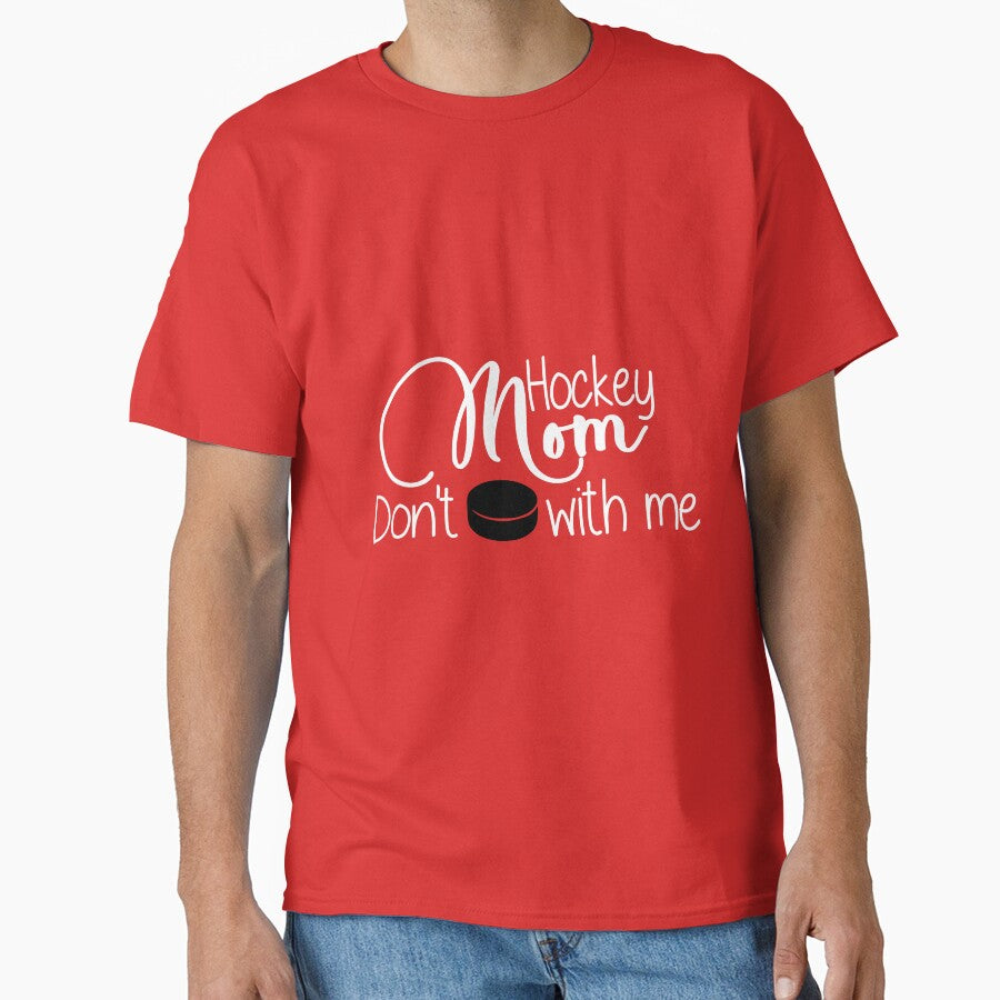 Hockey Mom, Hockey Puck, Mom Life, Hockey Mom Life, Mama, Mother's Day, Momma by ColorOfIris T-Shirts, Hoodie,... (Image 1)