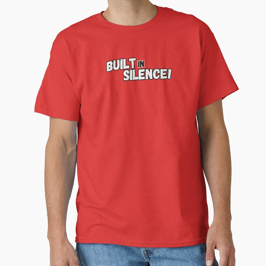 Built in Silence – Minimal Quiet Strength Typography Quote by GentleForce T-Shirts, Hoodie, Sweatshirt (Image 1)