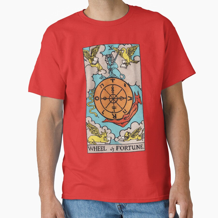 Tarot - Wheel of Fortune Card by CarlsArt T-Shirts, Hoodie, Sweatshirt | BlankRebels.com (Image 1)