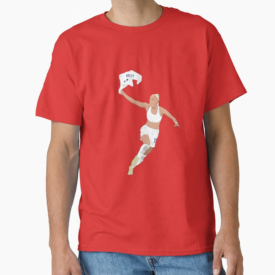 Chloe Kelly England Women Euros Final Goal Celebration by Hevding T-Shirts, Hoodie, Sweatshirt | BlankRebels.com (Image 1)