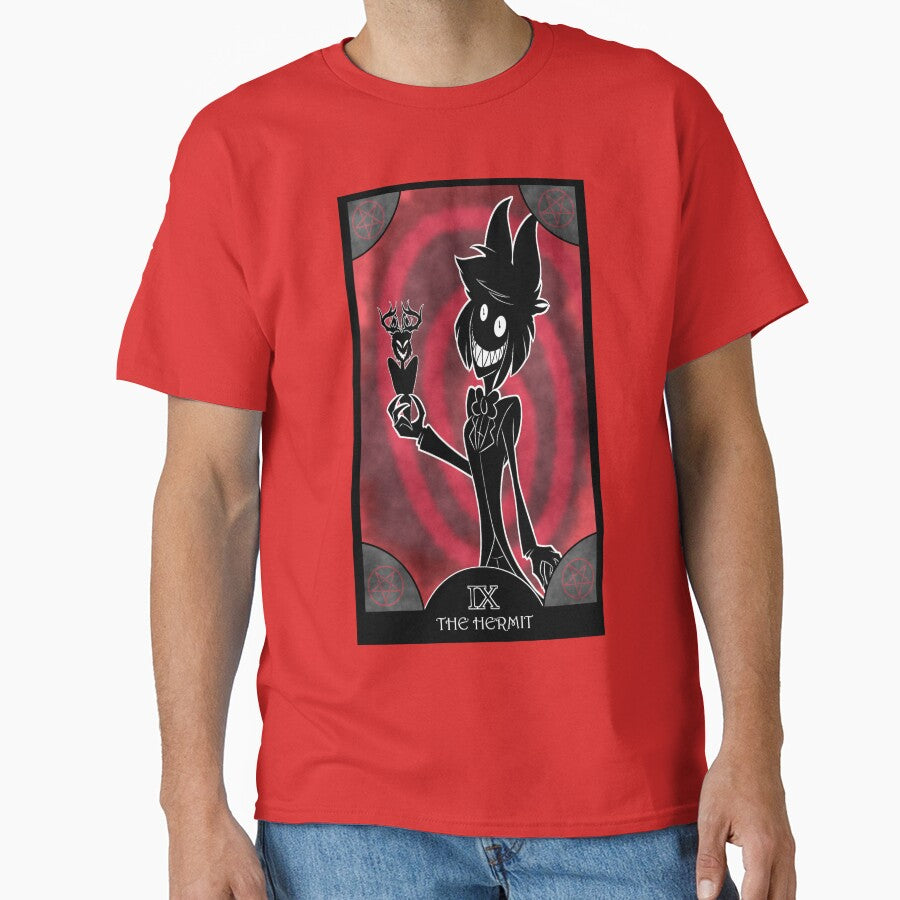 Hazbin Hotel/Helluva Boss Tarot Cards ::The Hermit:: by Vixxen92 T-Shirts, Hoodie, Sweatshirt | BlankRebels.com (Image 1)
