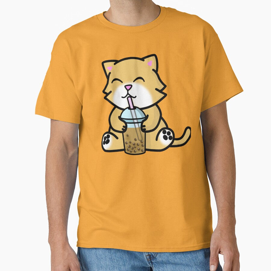 Kitty bubble tea by cerealbox-labs T-Shirts, Hoodie, Sweatshirt | BlankRebels.com (Image 1)