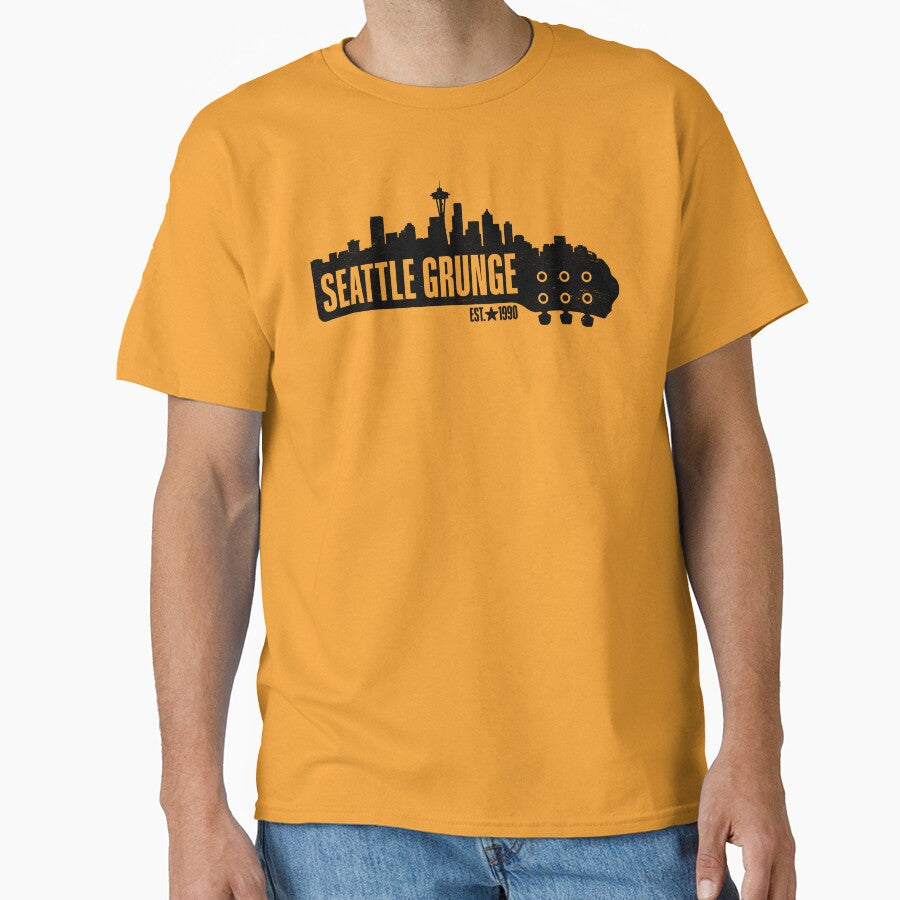 Seattle Grunge Music by hadleyfoo T-Shirts, Hoodie, Sweatshirt | BlankRebels.com (Image 1)