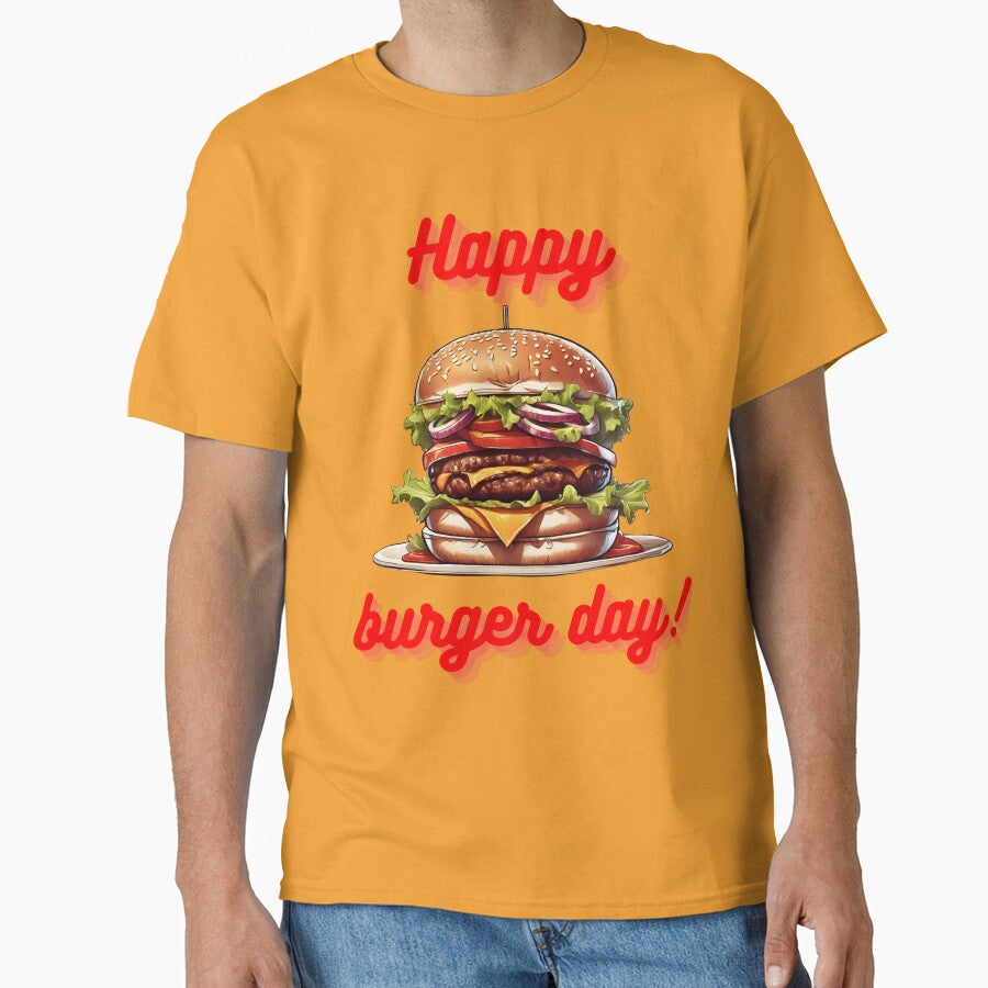 Happy burger day! - Hamburger day for you! by PXEpic T-Shirts, Hoodie, Sweatshirt | BlankRebels.com (Image 1)