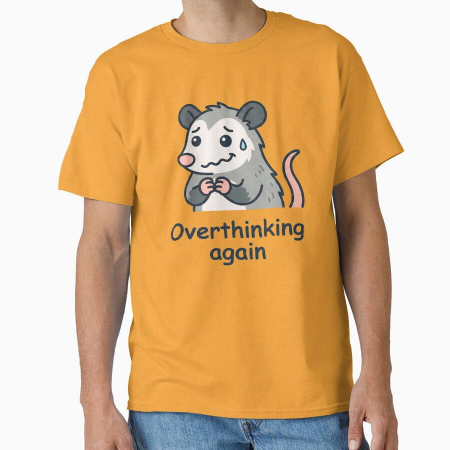 Overthinking Opossum by Visual Dept. T-Shirts, Hoodie, Sweatshirt | BlankRebels.com (Image 1)