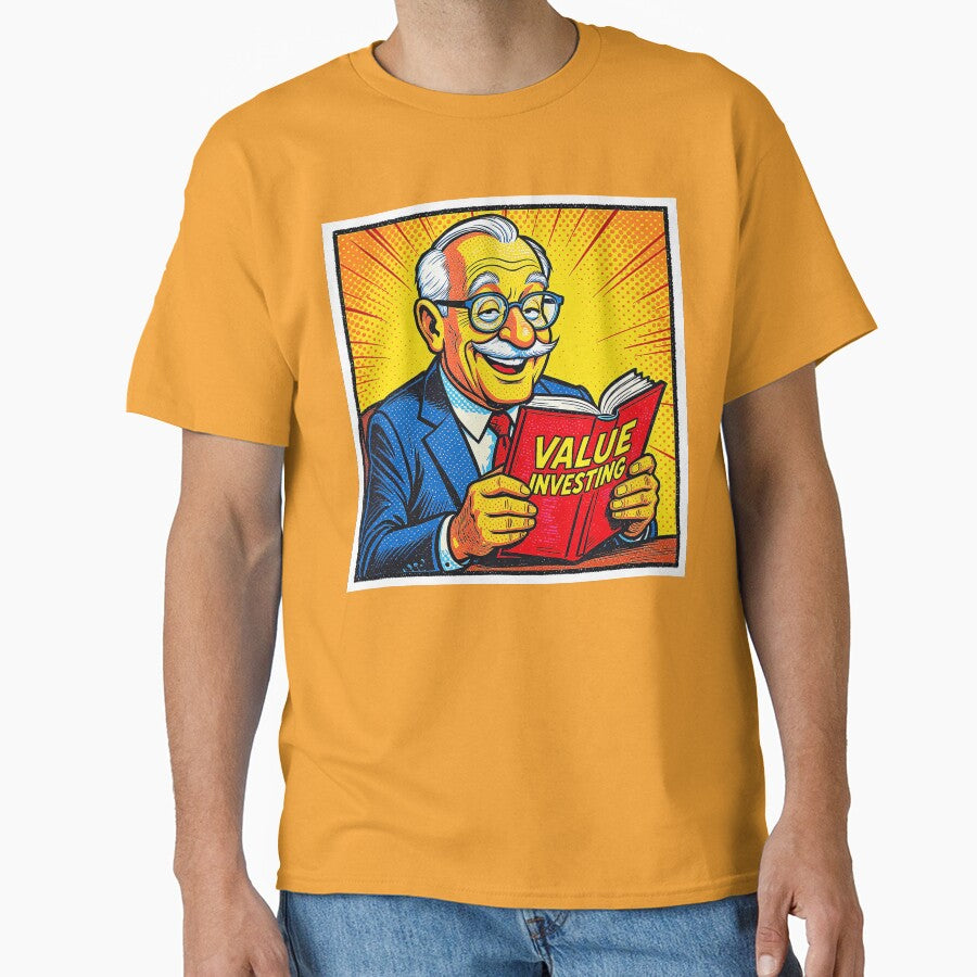 Value Investing Pop Art T-Shirt – Comic Style Investor Design by JaaGo PopLab Hoodie, Sweatshirt | BlankRebels.com (Image 1)