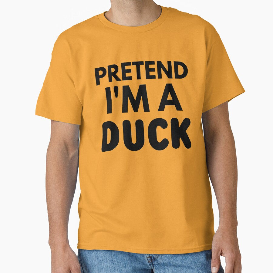 Pretend I'm a Duck - Halloween Costume by Printshac T-Shirts, Hoodie, Sweatshirt | BlankRebels.com (Image 1)