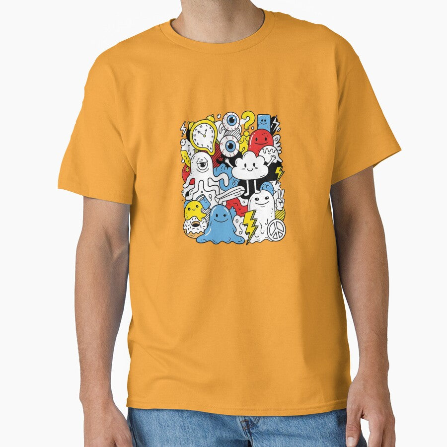 hand drawn doodle by iwzzuel T-Shirts, Hoodie, Sweatshirt | BlankRebels.com (Image 1)
