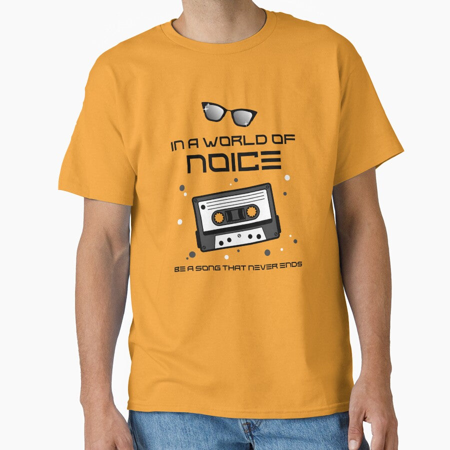 World Noise Be Song That Never Ends 90'S Retro T-Shirts, Hoodie, Sweatshirt
