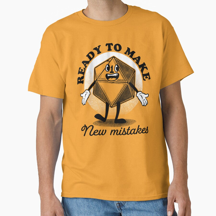 RPG - Ready to Make New Mistakes by Studio Mootant T-Shirts, Hoodie, Sweatshirt | BlankRebels.com (Image 1)