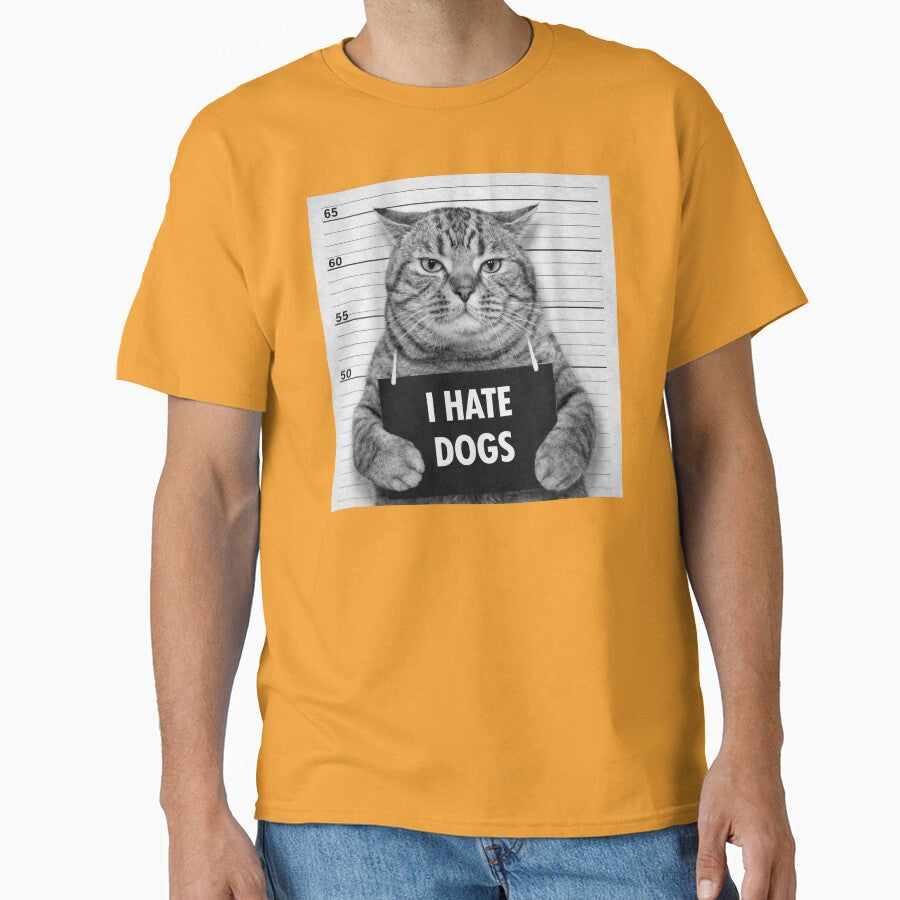 CAT HUMOR - I HATE DOGS by The Sweary Mary Gift Store T-Shirts, Hoodie, Sweatshirt | BlankRebels.com (Image 1)