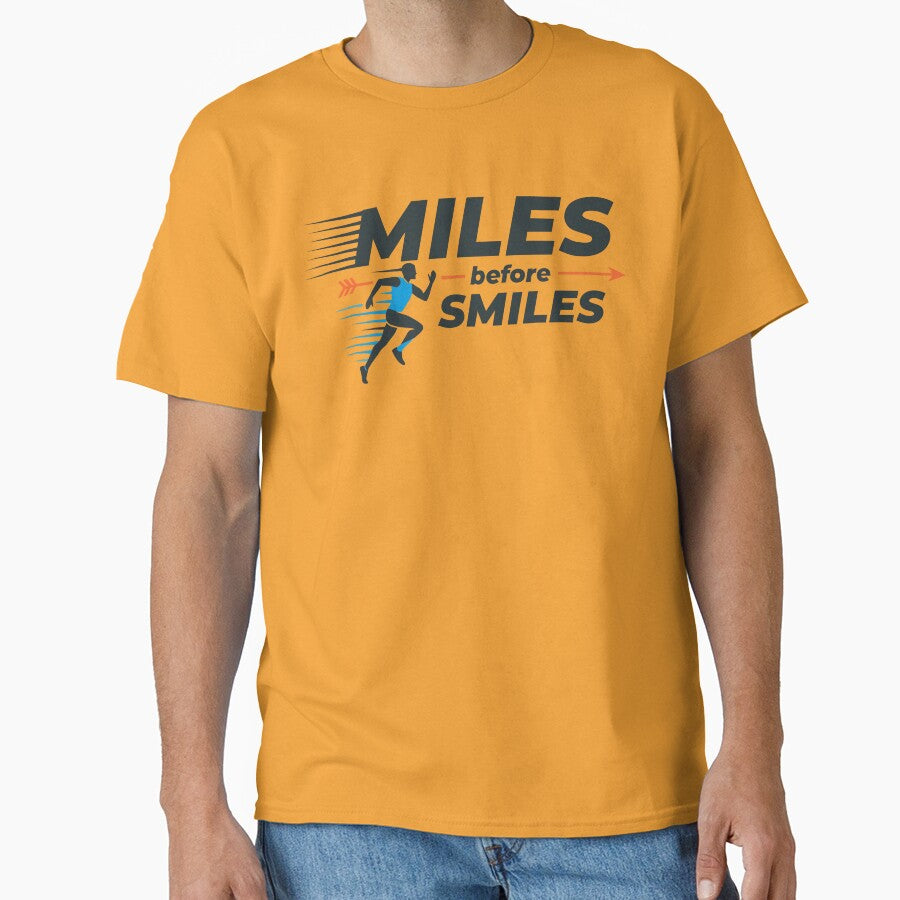 Miles before smiles runner by Hcelement1 T-Shirts, Hoodie, Sweatshirt | BlankRebels.com (Image 1)